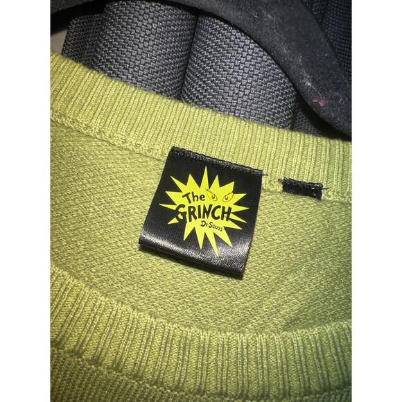 Ugly Christmas Sweater Xmas Size Large Grinch - Picture 2 of 3